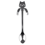 JAPAN COLLECTION Silver 4.5 inches Long Handle Mixing Stirring Tea Spoon