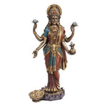 PACIFIC GIFTWARE Lakshmi Mythological Indian Hindu Goddess Statue Figurine