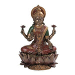 PACIFIC GIFTWARE Lakshmi The Hindu Goddess of Wealth, Fortune and Prosperity Resin Figuine