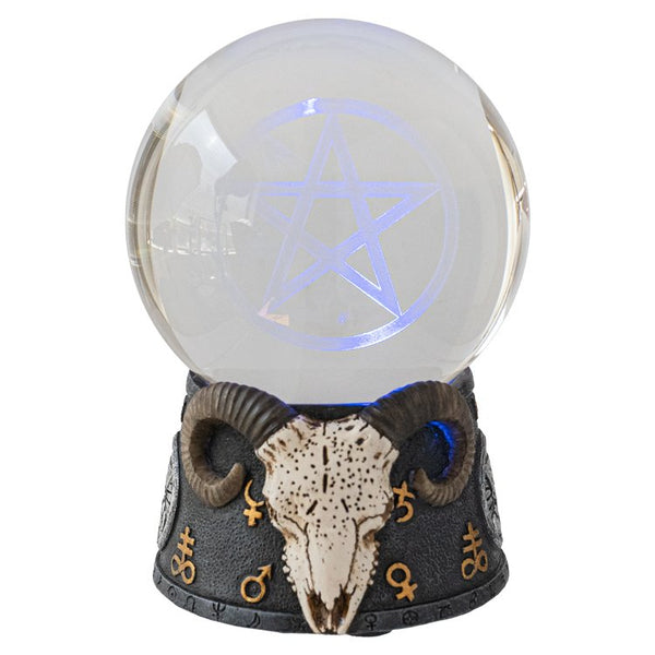 PACIFIC GIFTWARE Sigil of Baphomet LED Gazing Ball