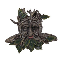 PACIFIC GIFTWARE Greenman See, Hear, Speak No Evil Sculpture Wall Plaques Set of 3