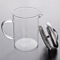 JAPAN COLLECTION 5.75 Inches Tea Concept Simple Brew Loose Leaf  Glass Tea Pot with built in strainer18.5 oz
