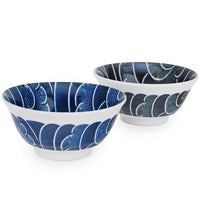 JAPAN COLLECTION 6 Inches Japanese Wave Inspired Bowls Set of 2