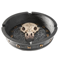 PACIFIC GIFTWARE Raven Skull Alchemist Ashtray