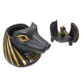 PACIFIC GIFTWARE Ancient Egyptian Anubis Stationery Box Resin Figurine