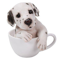 PACIFIC GIFTWARE Adorable Teacup Pet Pals Puppy Collectible Figurine 5.75 Inches (Yorkie)