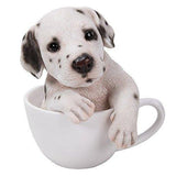 PACIFIC GIFTWARE Adorable Teacup Pet Pals Puppy Collectible Figurine 5.75 Inches (Yorkie)