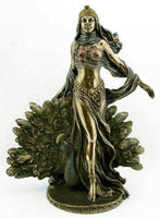 PACIFIC GIFTWARE Hera & Peacock Statue Greek Mythology Figurine