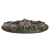 Oak Tree Greenman with Celtic Knots Circular Resin Wall Plaque Home Decor