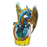 STANLEY MORRISON Fantasy Whiskey Dragon Collectible Figurine by Stanley Morrison 6.25"H