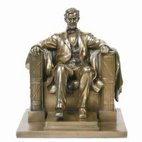 PACIFIC GIFTWARE 8.13 Inch Abraham Lincoln Washington DC Memorial Statue Figurine