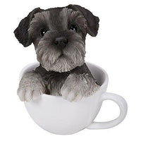 PACIFIC GIFTWARE Adorable Teacup Pet Pals Puppy Collectible Figurine 5.75 Inches (Yorkie)