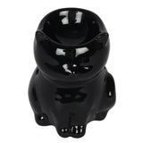 PACIFIC GIFTWARE Black Cat Ceramic Oil Burner Diffuser Home Decor
