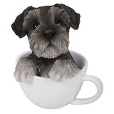 PACIFIC GIFTWARE Adorable Teacup Pet Pals Puppy Collectible Figurine 5.75 Inches (Yorkie)