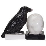 PACIFIC GIFTWARE Quoth The Raven Halloween Ceramic Salt and Pepper Shakers Set
