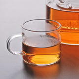 JAPAN COLLECTION Tea Concept Simple Brew Loose Leaf Glass Tea Cup 2 Inches Tall