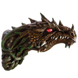 PACIFIC GIFTWARE Fantasy World Tree Dragon Head Figurine with LED Eyes Wall