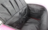 Kiota Quilted Tote Beauty Bag With 3 Side Compartments Ideal for Cosmetic Bottles Brushes Accessories (Pink)