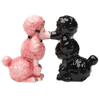 PACIFIC GIFTWARE Poodles Salt & Pepper Shakers Set
