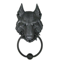 PACIFIC GIFTWARE 8.5 Inch Evil Wolf Gargoyle Resin Door Knocker Statue Figurine