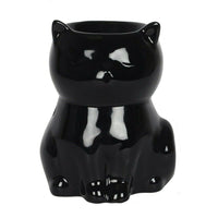 PACIFIC GIFTWARE Black Cat Ceramic Oil Burner Diffuser Home Decor